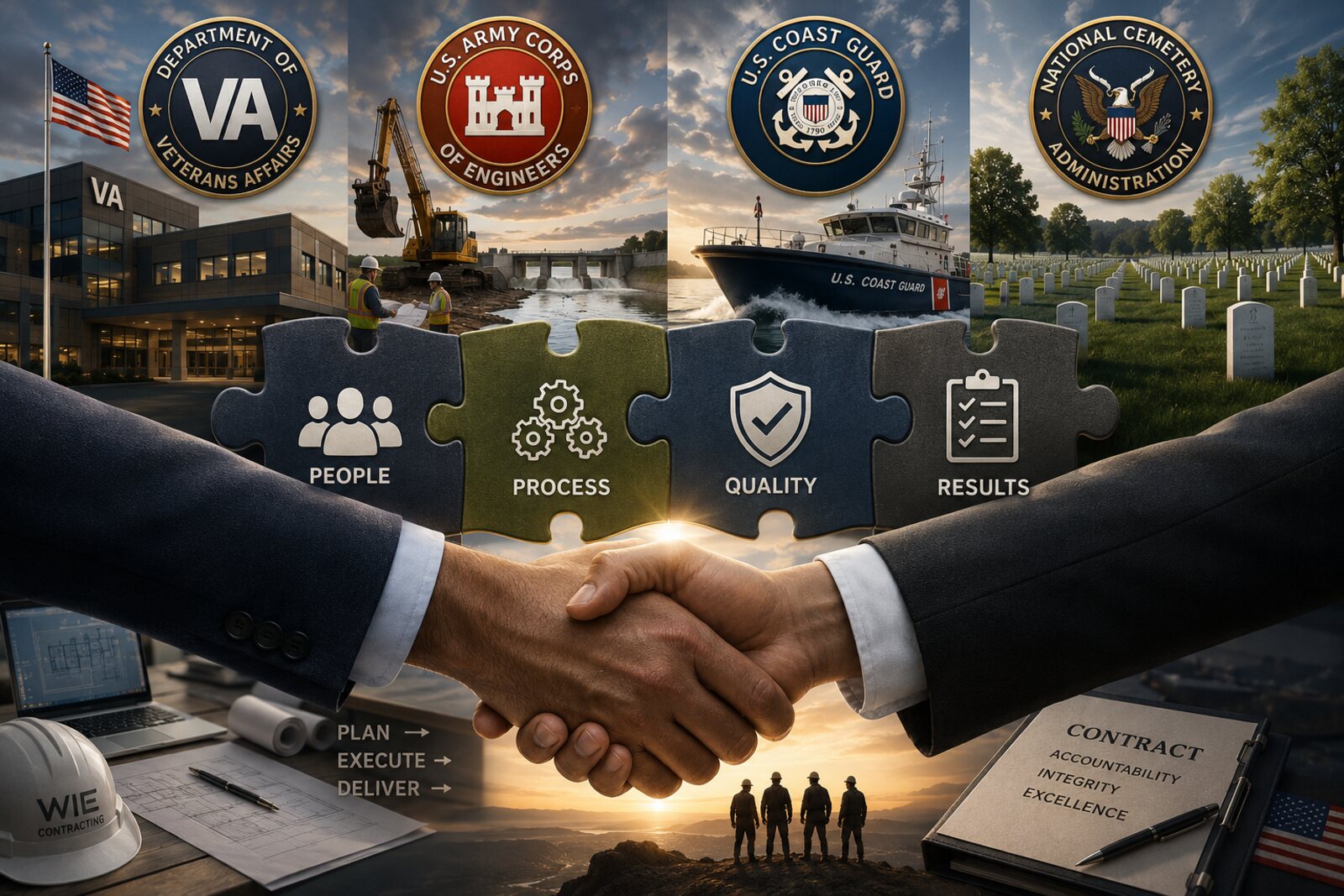 The Luzar Group — federal mission collage